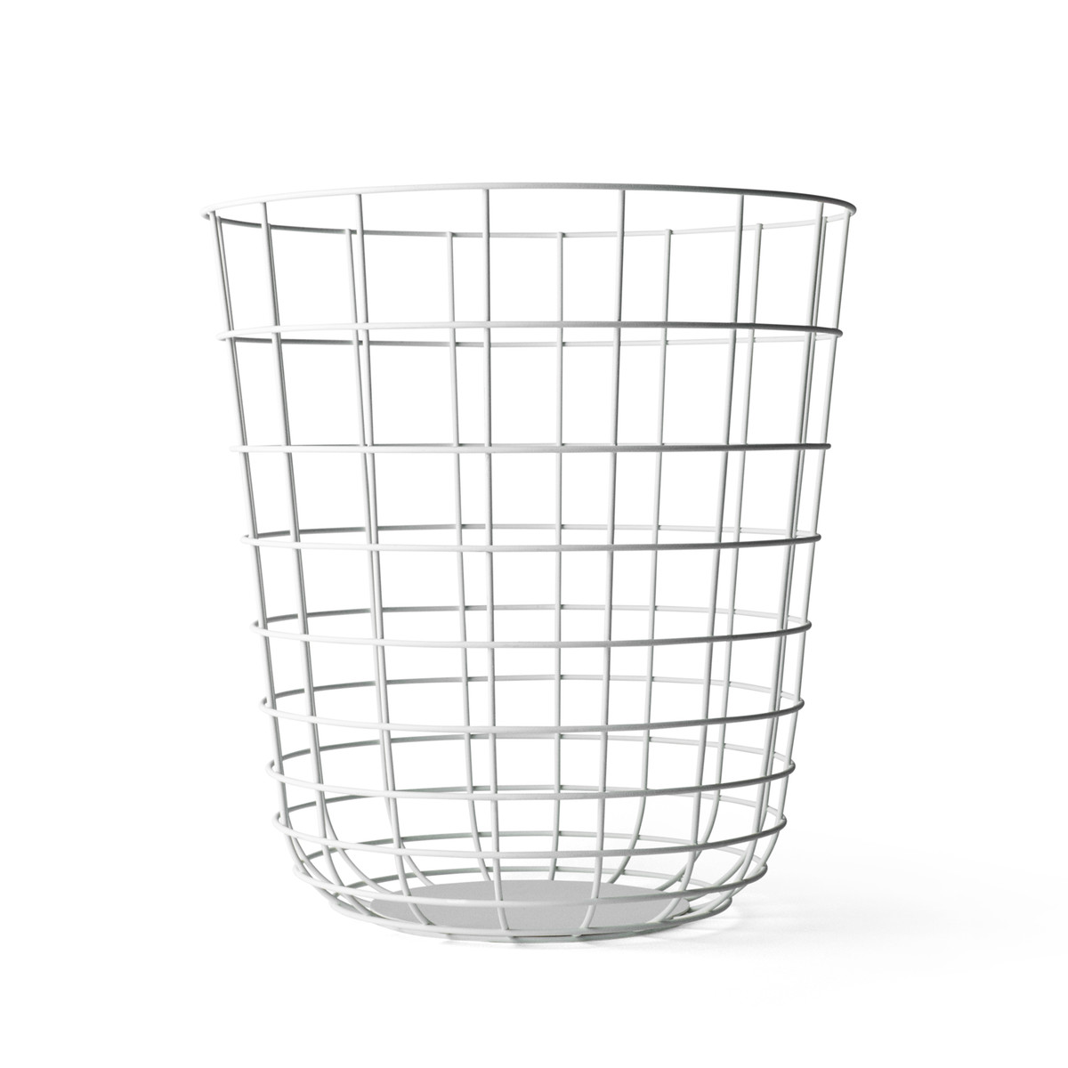 Корзина 35x32x32x32 см белая Wire Menu | https://grandposuda.com.ua