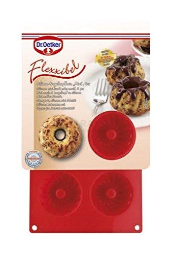 Dr. Oetker Форма для випікання на 6 кексів силіконова Flexxibel | https://grandposuda.com.ua