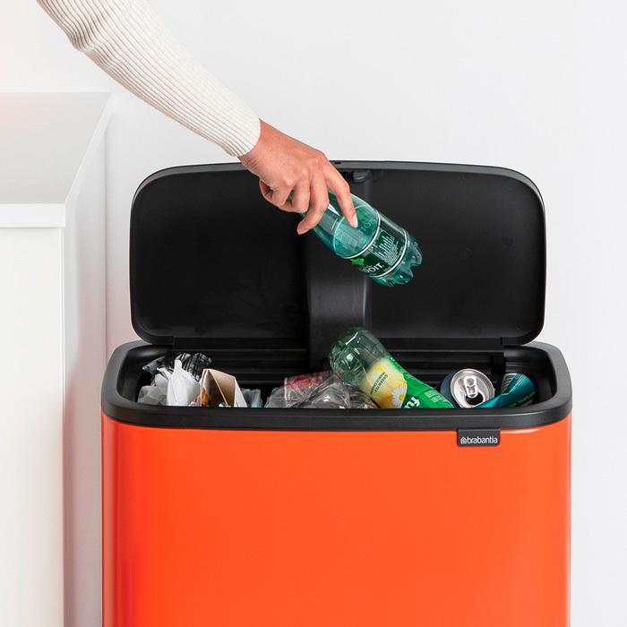 Brabantia Сміттєвий бак 11 + 23 л Patrice Bo Touch Bin | https://grandposuda.com.ua