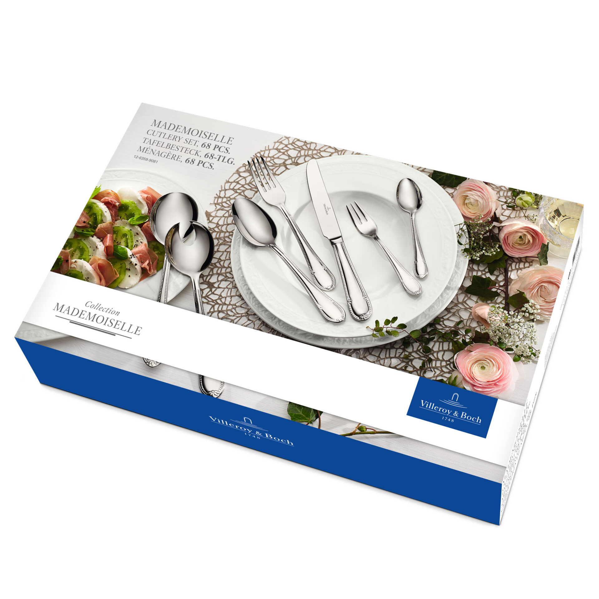 Villeroy & Boch Набор столовых приборов 68 предметов Mademoiselle | https://grandposuda.com.ua