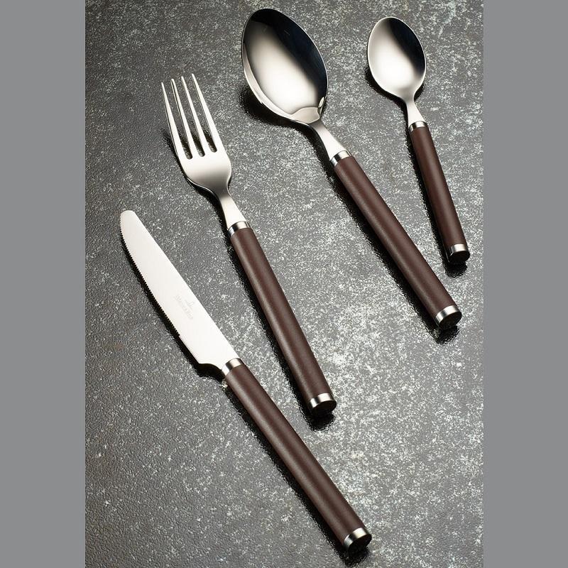 Villeroy & Boch Набор столовых приборов 30 предметов Play! chocolate brown | https://grandposuda.com.ua
