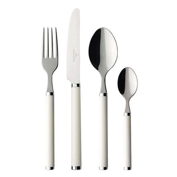 Villeroy & Boch Набор столовых приборов 24 предметов Play! white pearl | https://grandposuda.com.ua
