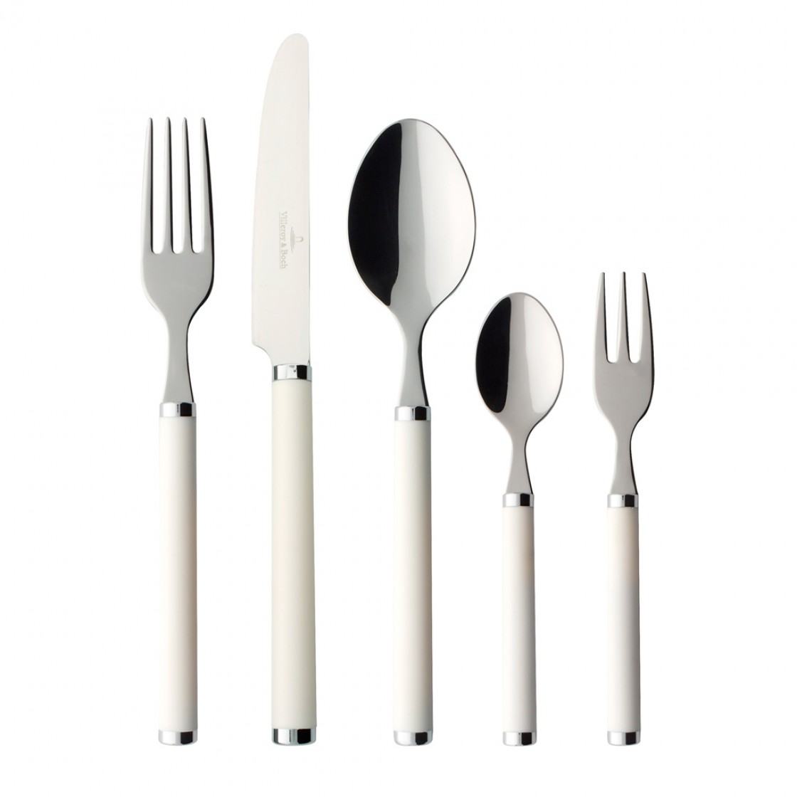 Villeroy & Boch Набір столових приборів 30 предметів Play! white pearl | https://grandposuda.com.ua