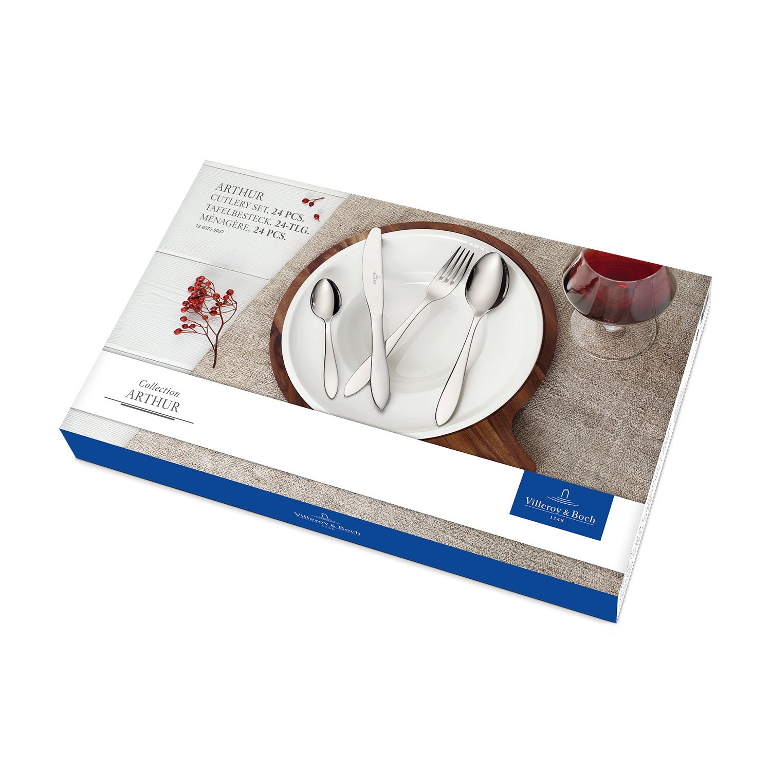 Villeroy & Boch Набір столових приборів 24 предмета Arthur | https://grandposuda.com.ua