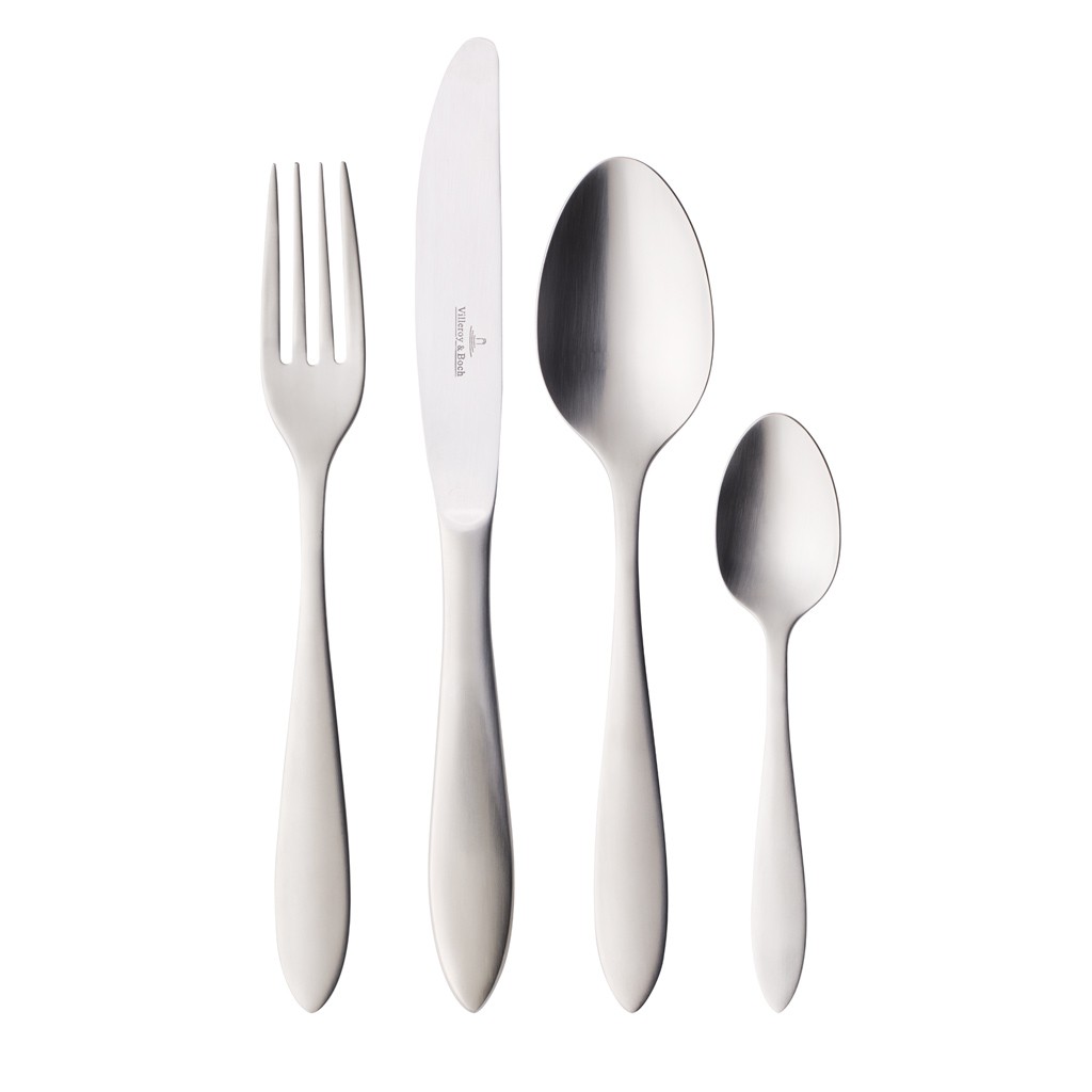 Villeroy & Boch Набор столовых приборов 24 предмета, матовый Arthur | https://grandposuda.com.ua
