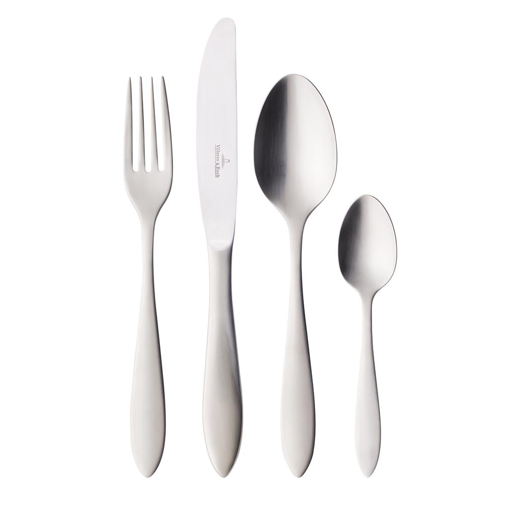 Villeroy & Boch Набор столовых приборов 68 предметов, матовый Arthur | https://grandposuda.com.ua