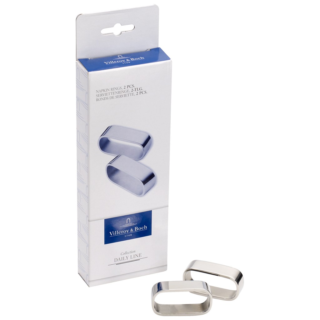 Villeroy & Boch Кільце для серветок 2 шт 40 мм Daily Line | https://grandposuda.com.ua