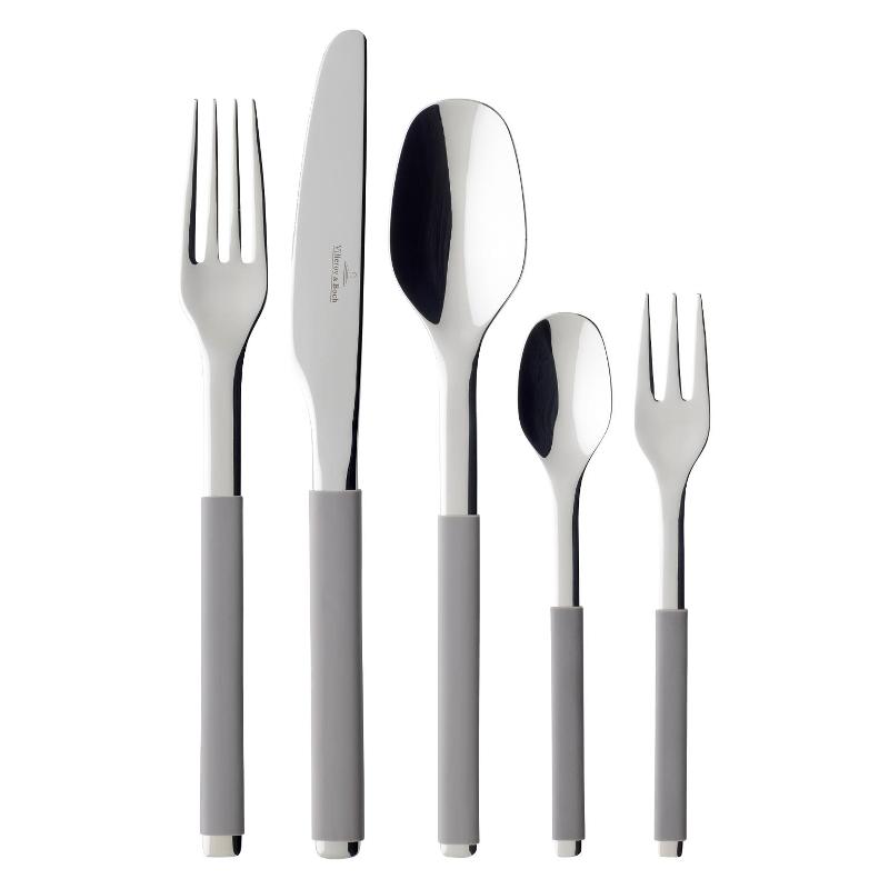 Villeroy & Boch Набор столовых приборов 30 предметов S+ Taupe | https://grandposuda.com.ua