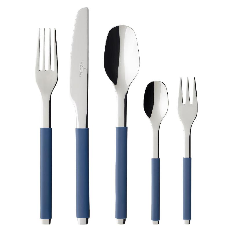 Villeroy & Boch Набор столовых приборов 30 предметов S+ Blueberry | https://grandposuda.com.ua