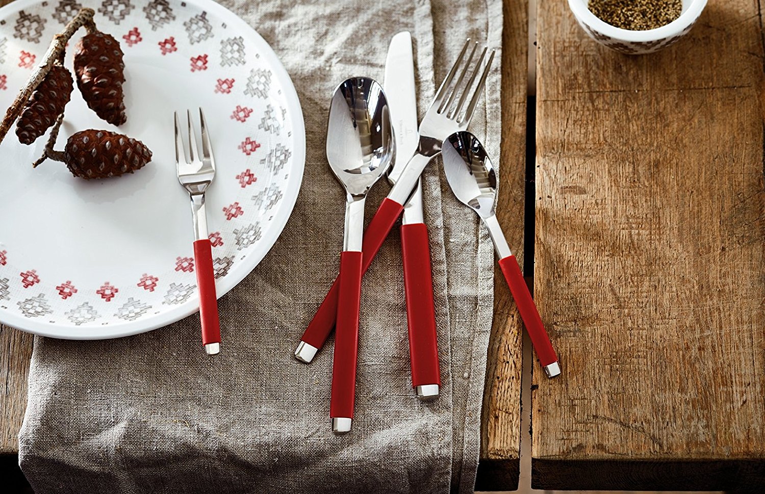 Villeroy & Boch Набор столовых приборов 30 предметов S+ Cranberry | https://grandposuda.com.ua