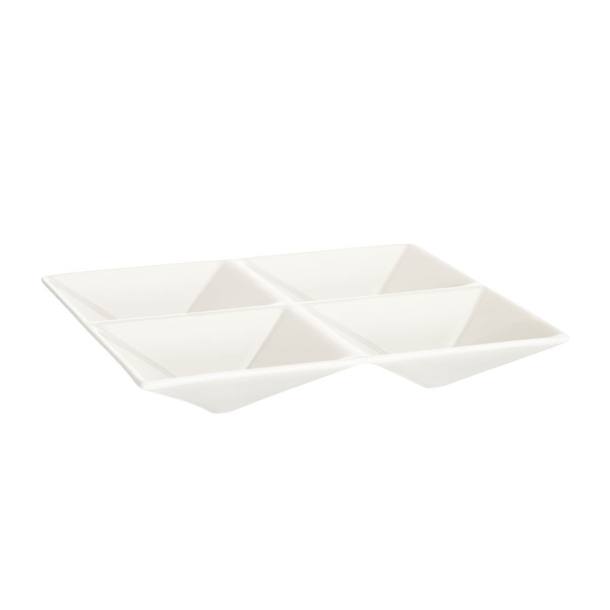 Iittala Блюдо сервіровки 24х24 см біле Lokerovati | https://grandposuda.com.ua