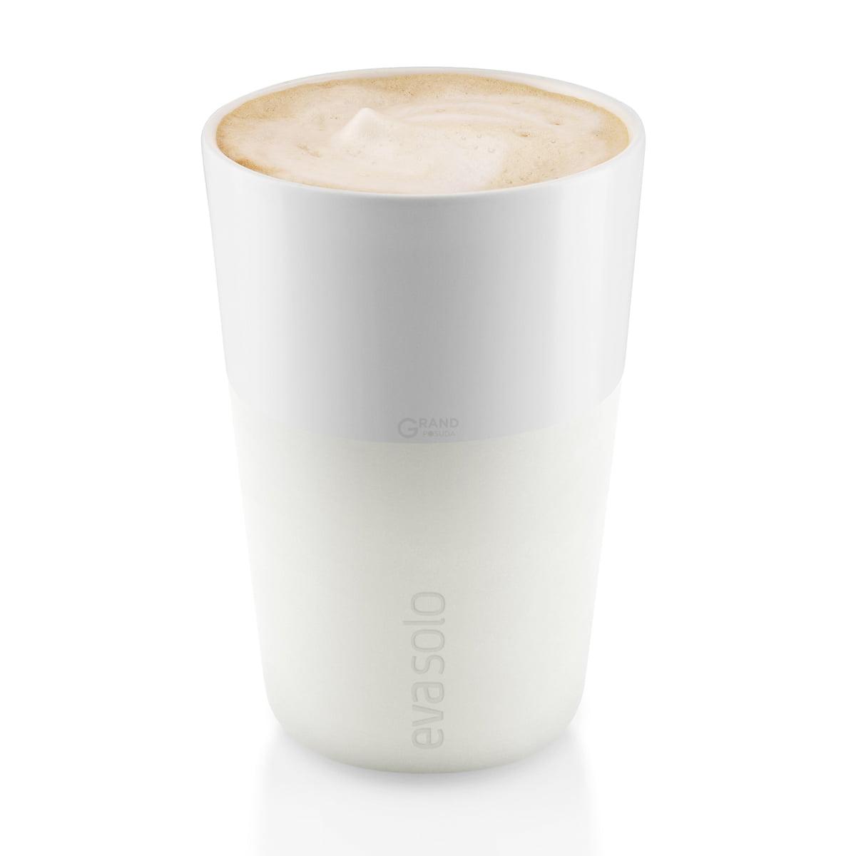 Eva Solo Набір кухлів для латте 360 мл коричневих Caffe Latte | https://grandposuda.com.ua