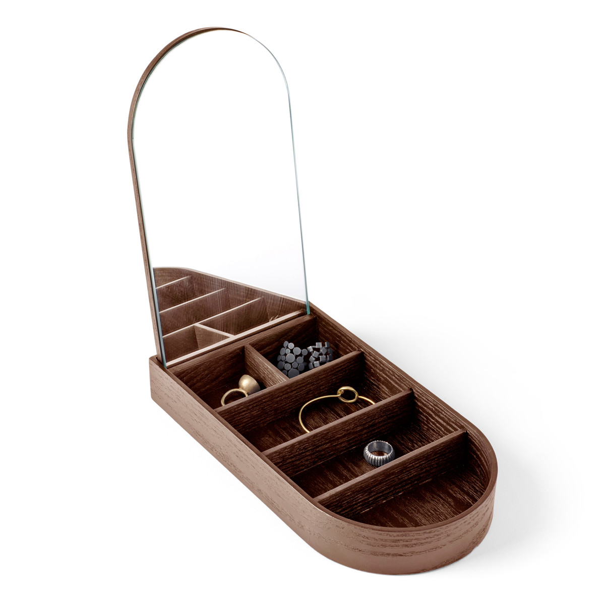Коробка для зберігання коштовностей 4,5x28x15 см дуб Jewellery Box Menu | https://grandposuda.com.ua