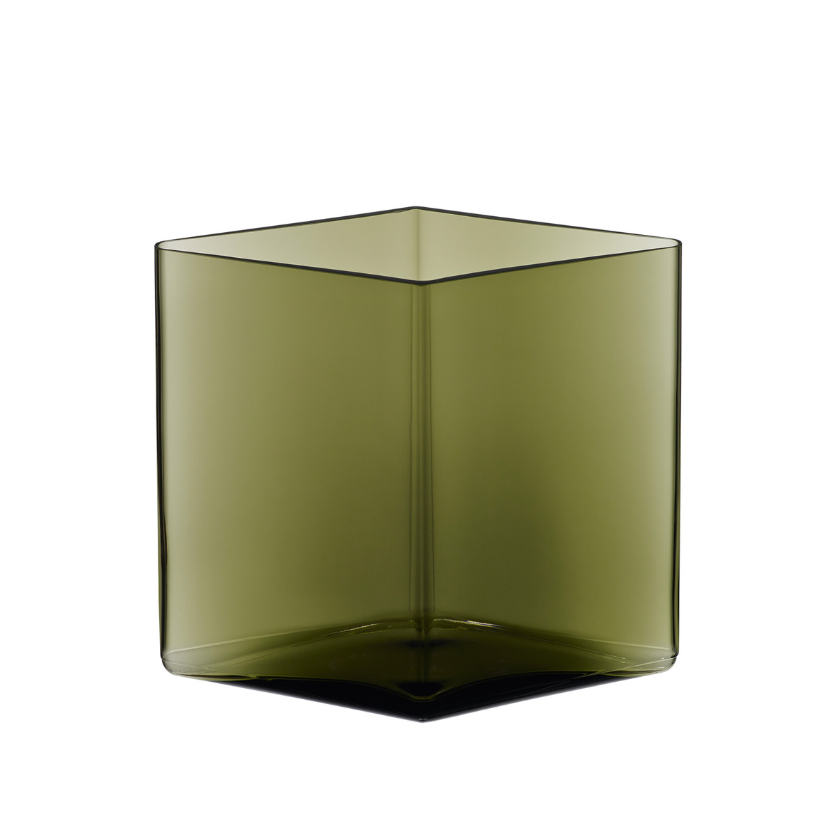 Iittala Ваза 18х20,5х20,5 см прозрачная Ruutu | https://grandposuda.com.ua