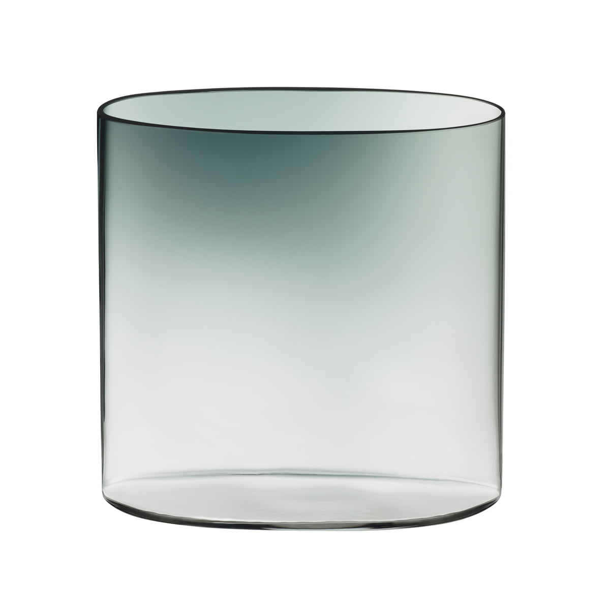 Iittala Ваза 25х25х25 см прозрачная/серая Ovalis | https://grandposuda.com.ua