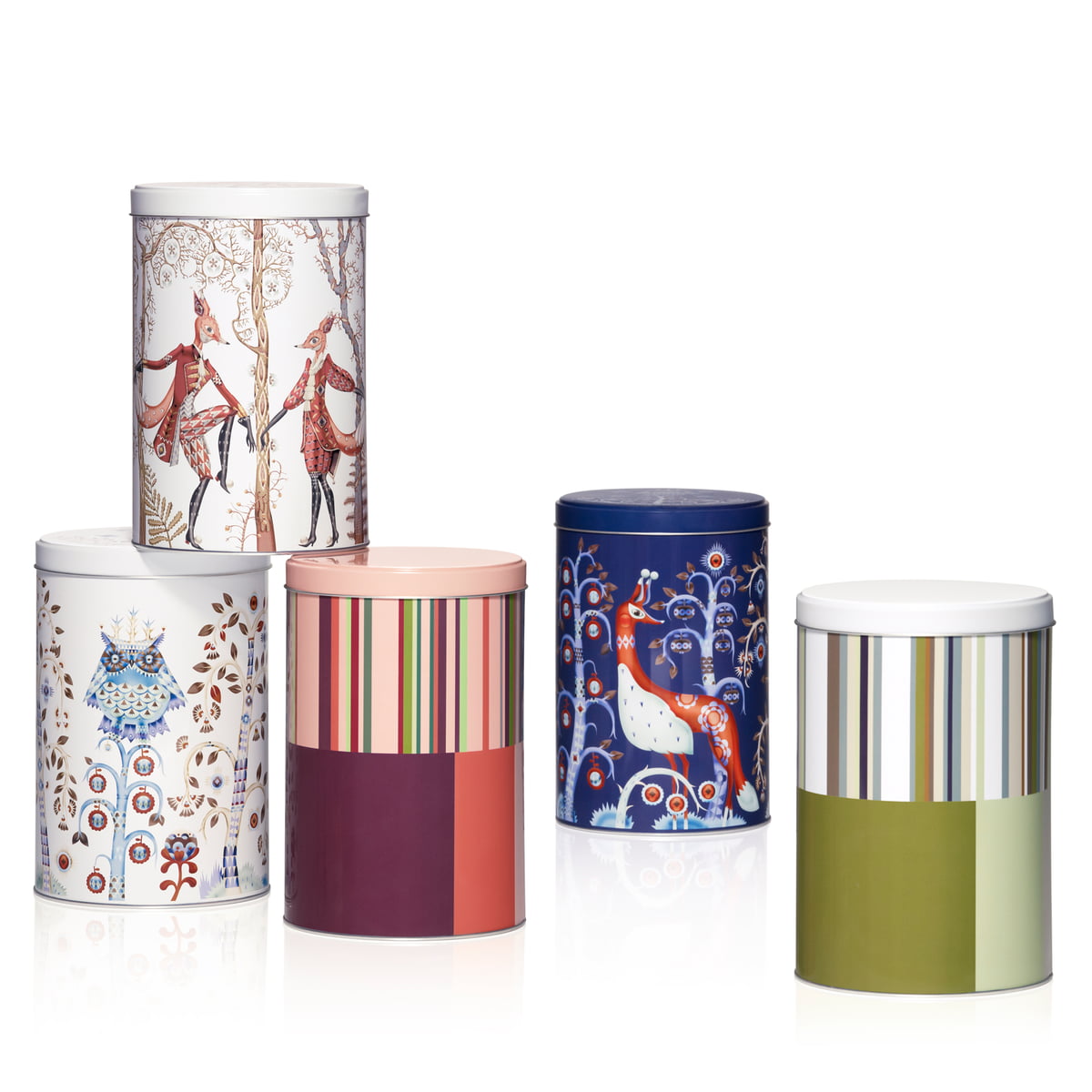 Iittala Ємність для зберігання 19,5х12,8х12,8х12,8 см біла Taika | https://grandposuda.com.ua