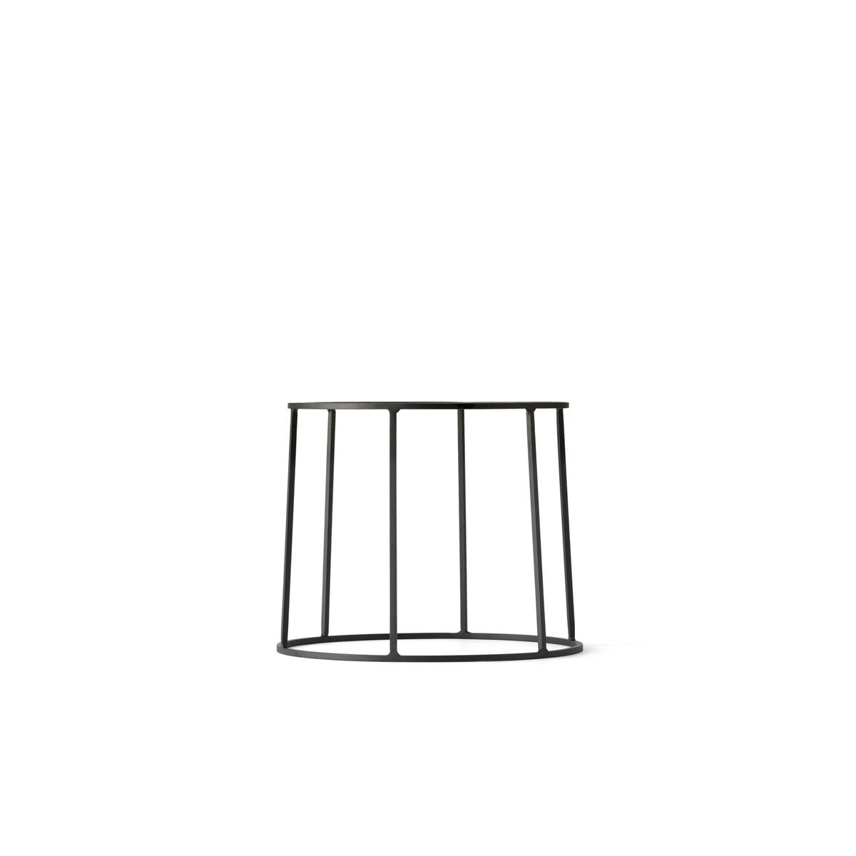 Подставка для цветочного горшка 20x23x23x23 см черная Wire Menu | https://grandposuda.com.ua