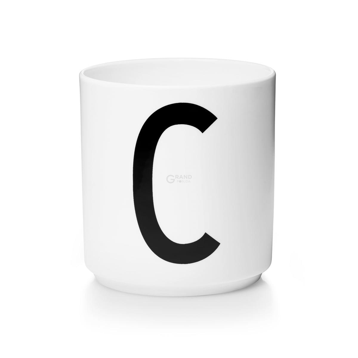Design Letters Чашка C 325 мл белая AJ Porzellan Becher | https://grandposuda.com.ua
