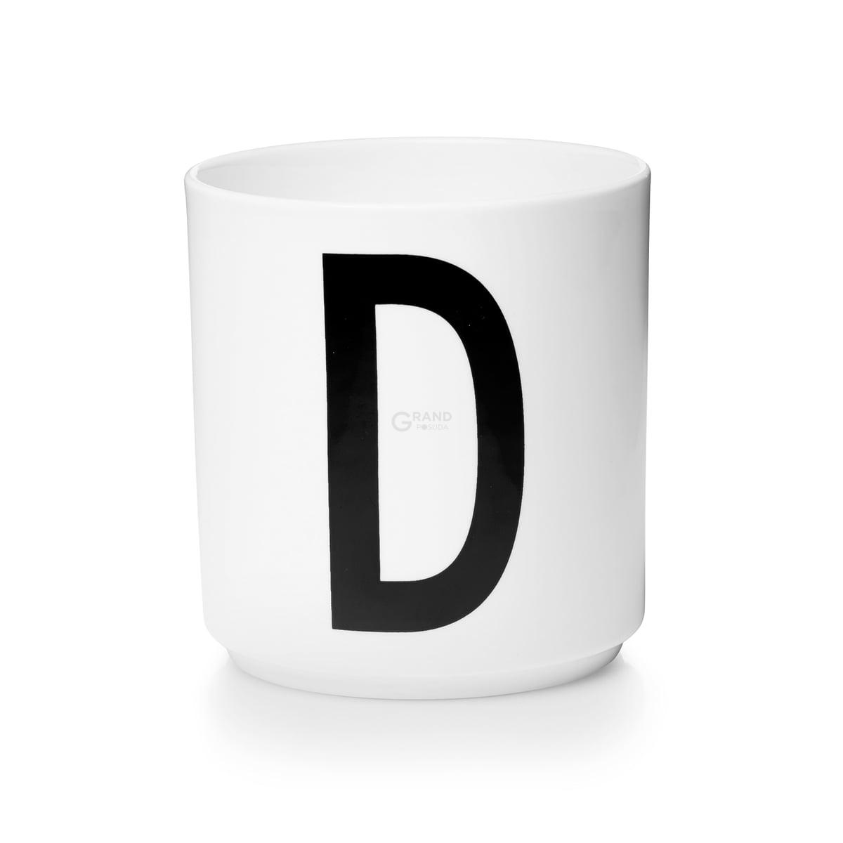 Design Letters Чашка D 325 мл белая AJ Porzellan Becher | https://grandposuda.com.ua