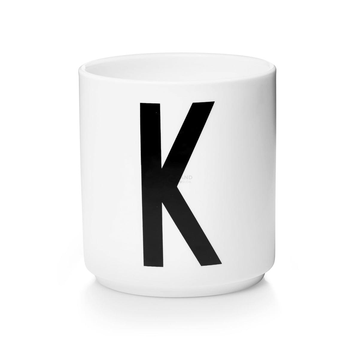 Design Letters Чашка K 325 мл белая AJ Porzellan Becher | https://grandposuda.com.ua
