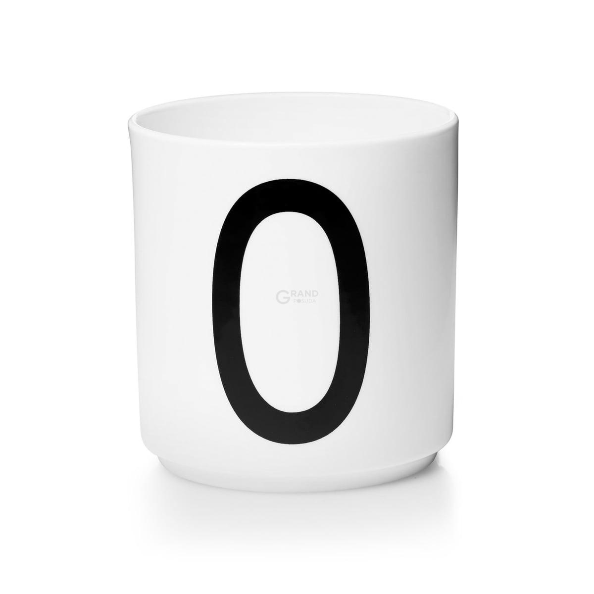 Design Letters Чашка O 325 мл белая AJ Porzellan Becher | https://grandposuda.com.ua