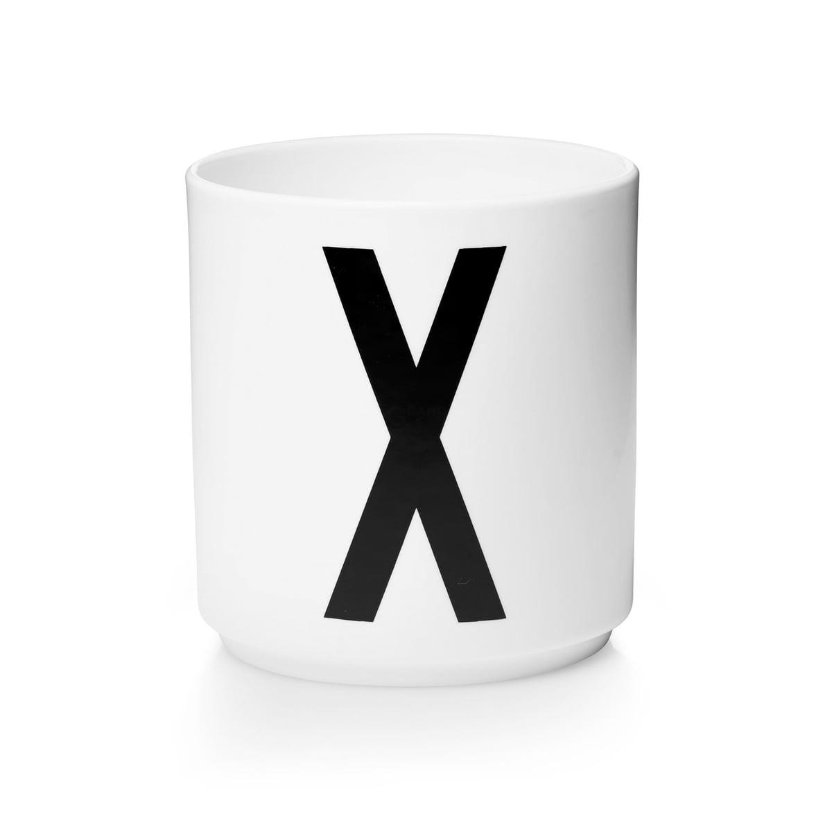 Design Letters Чашка X 325 мл белая AJ Porzellan Becher | https://grandposuda.com.ua