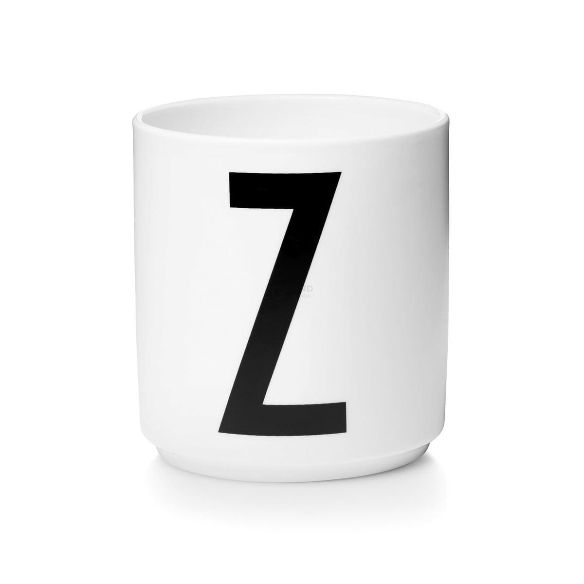 Design Letters Чашка Z 325 мл белая AJ Porzellan Becher | https://grandposuda.com.ua