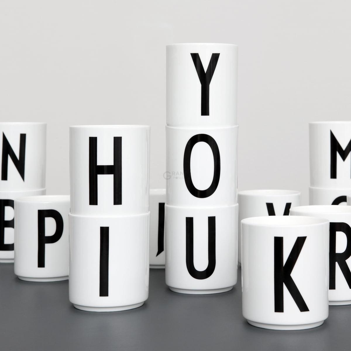 Design Letters Чашка 325 мл белая AJ Porzellan Becher | https://grandposuda.com.ua