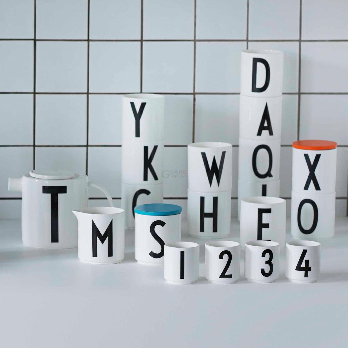 Design Letters Чашка 325 мл белая AJ Porzellan Becher | https://grandposuda.com.ua