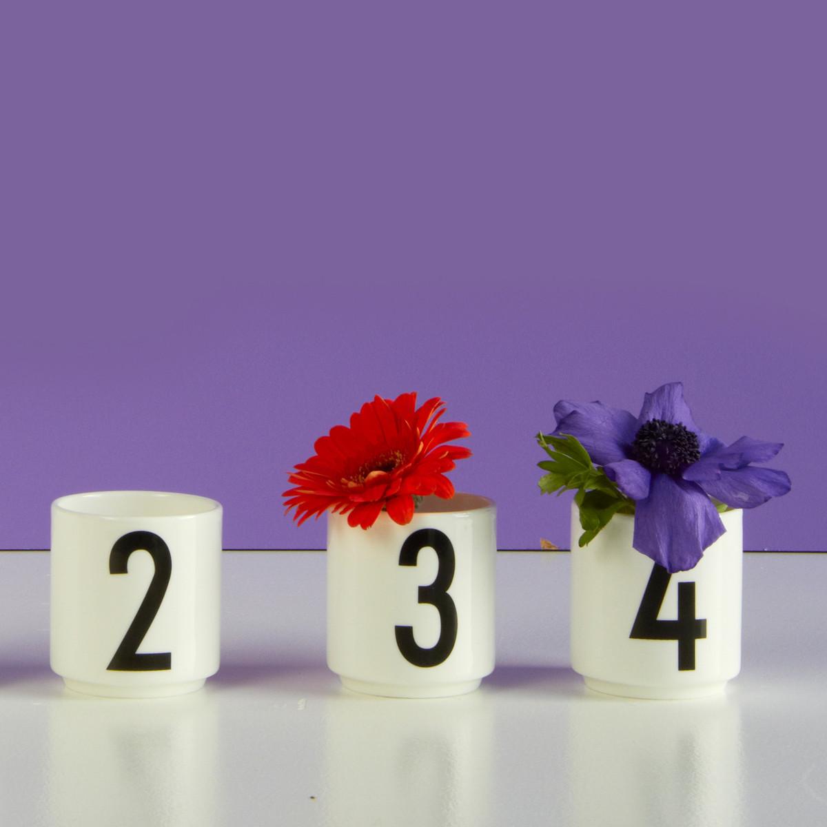 Design Letters Набор чашек 6x5 см белых Porzellan Mini-Becher Set | https://grandposuda.com.ua