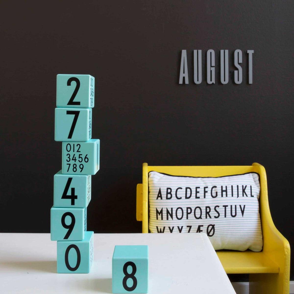 Design Letters Кубики 5x5x5 см дерево AJ Wooden Number Cubes | https://grandposuda.com.ua