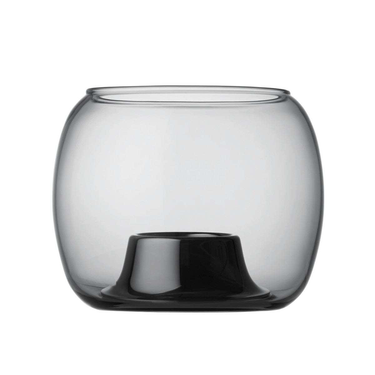 Iittala Подсвечник для чайной свечи 11,5х14,1 см серый Kaasa | https://grandposuda.com.ua