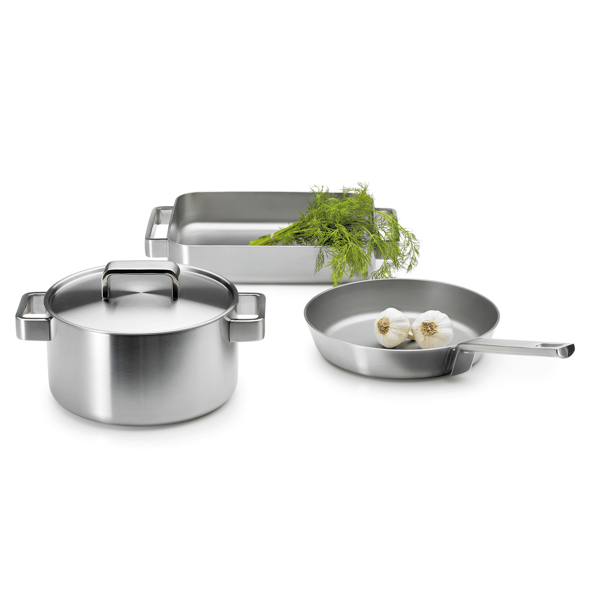 Iittala Сковорода 24 см серебристая Tools | https://grandposuda.com.ua
