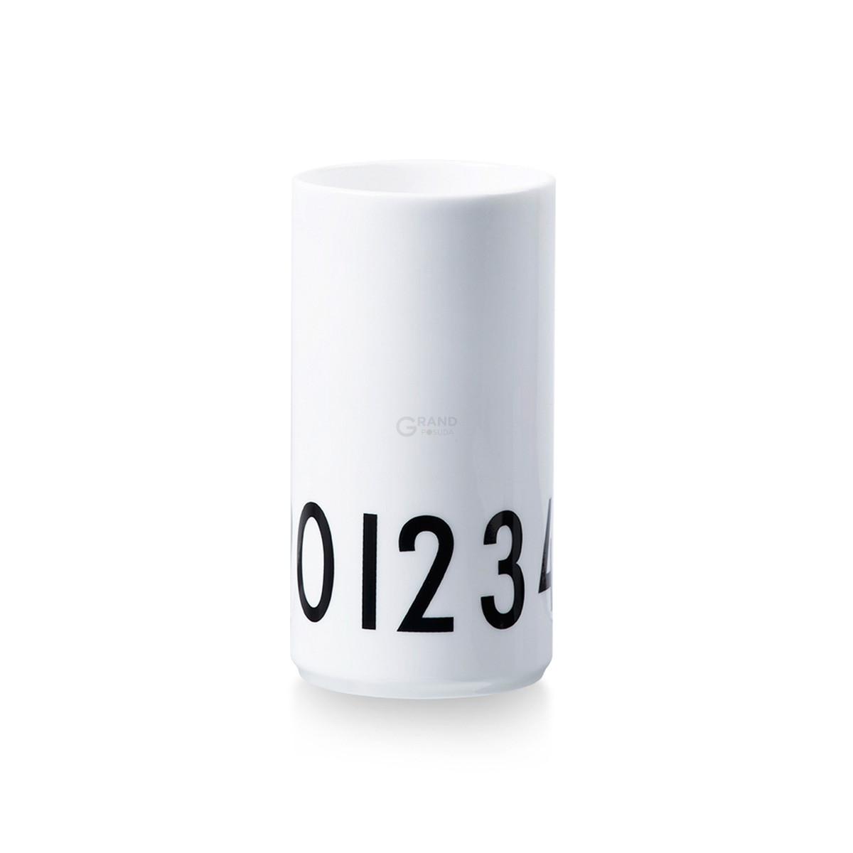Design Letters Ваза 15x8,5 см белая Vase 0-9 | https://grandposuda.com.ua