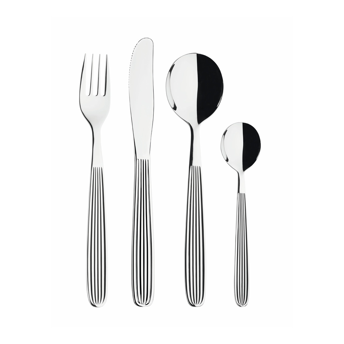 Iittala Ложка кавова срібляста Scandia | https://grandposuda.com.ua
