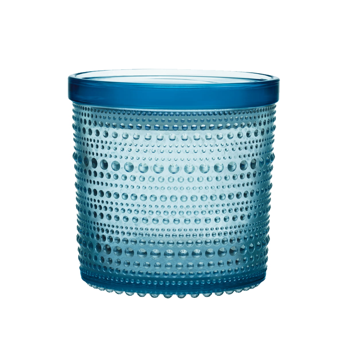 Iittala Емкость для хранения 11,4х11,6 см светло-голубая Kastehelmi | https://grandposuda.com.ua