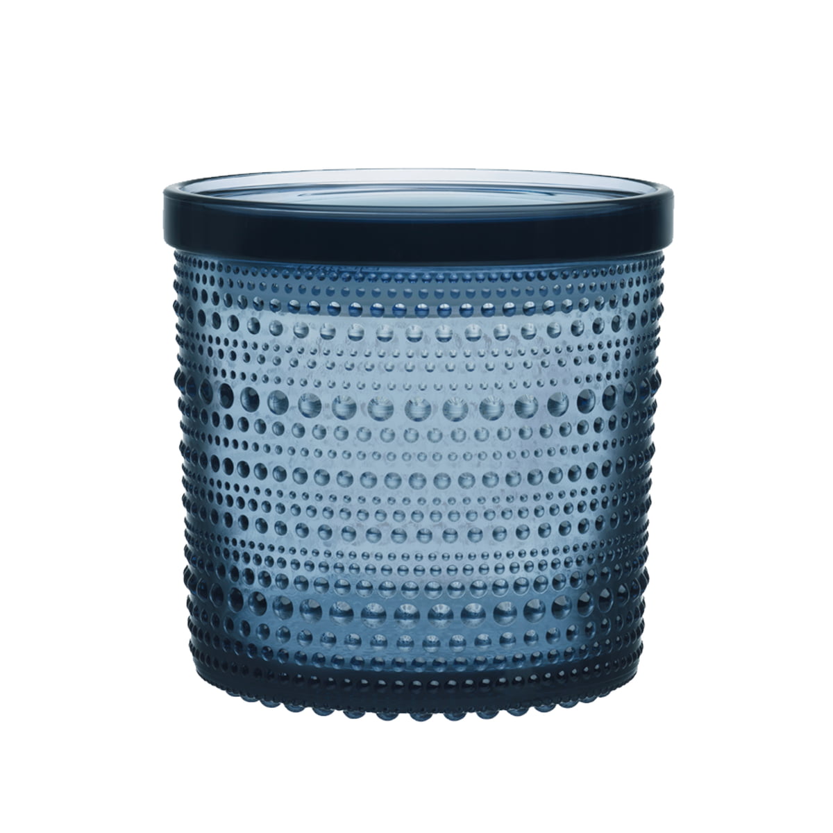 Iittala Емкость для хранения 11,4х11,6 см синяя Kastehelmi | https://grandposuda.com.ua