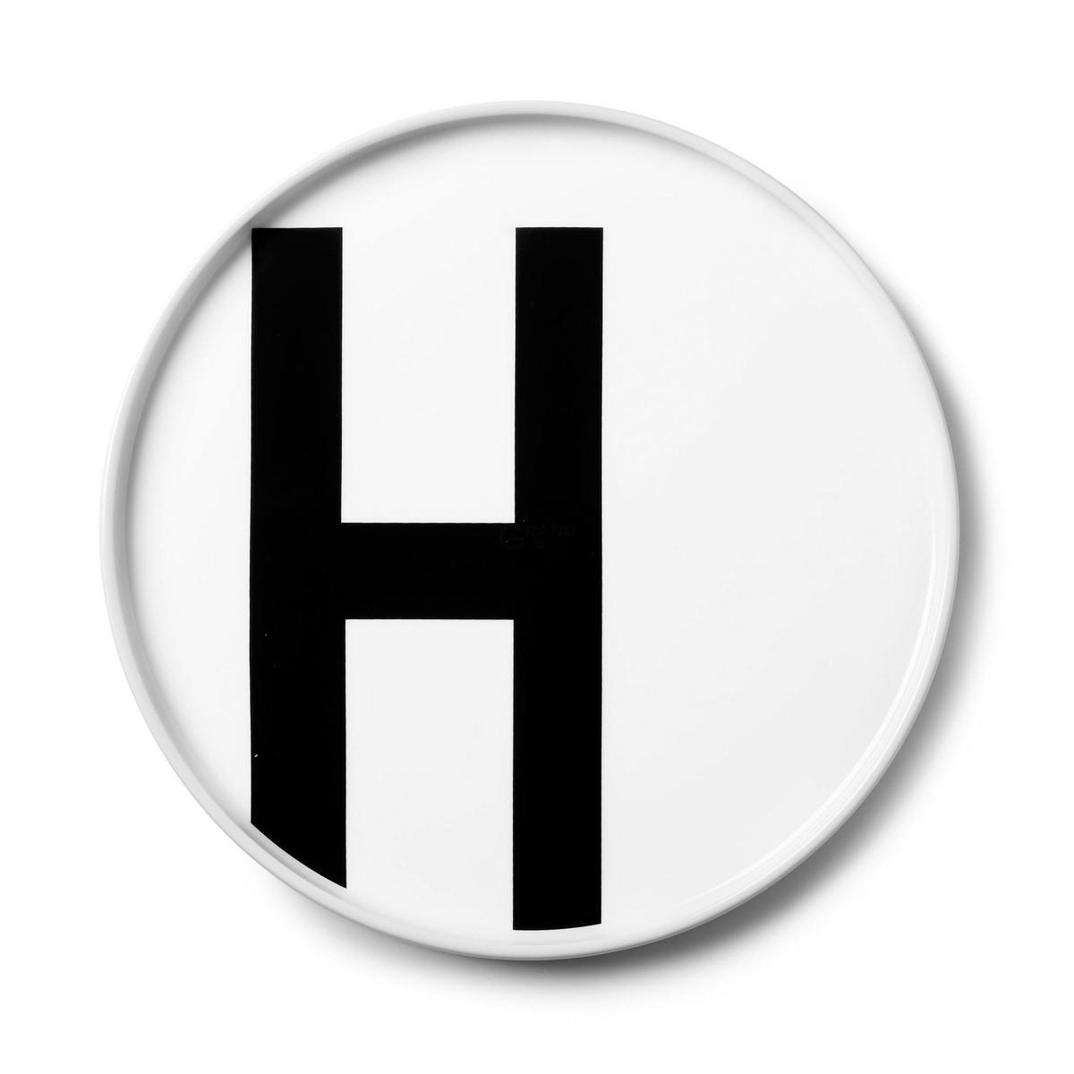 Design Letters Тарелка H Ø 21,5 см белая AJ Porzellan Teller | https://grandposuda.com.ua