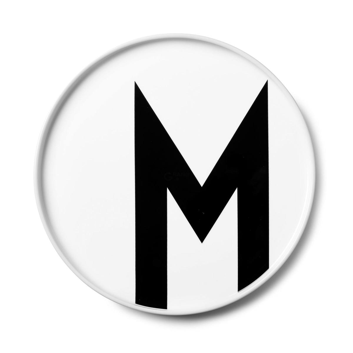 Design Letters Тарелка M Ø 21,5 см белая AJ Porzellan Teller | https://grandposuda.com.ua