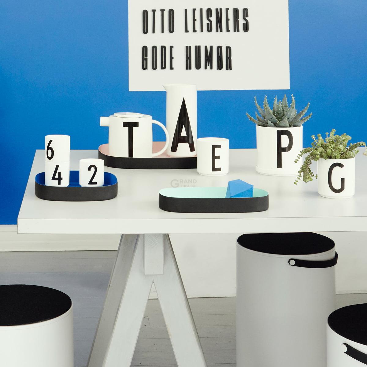 Design Letters Поднос 2,8x12x22,5 см розовый Television Tablett | https://grandposuda.com.ua