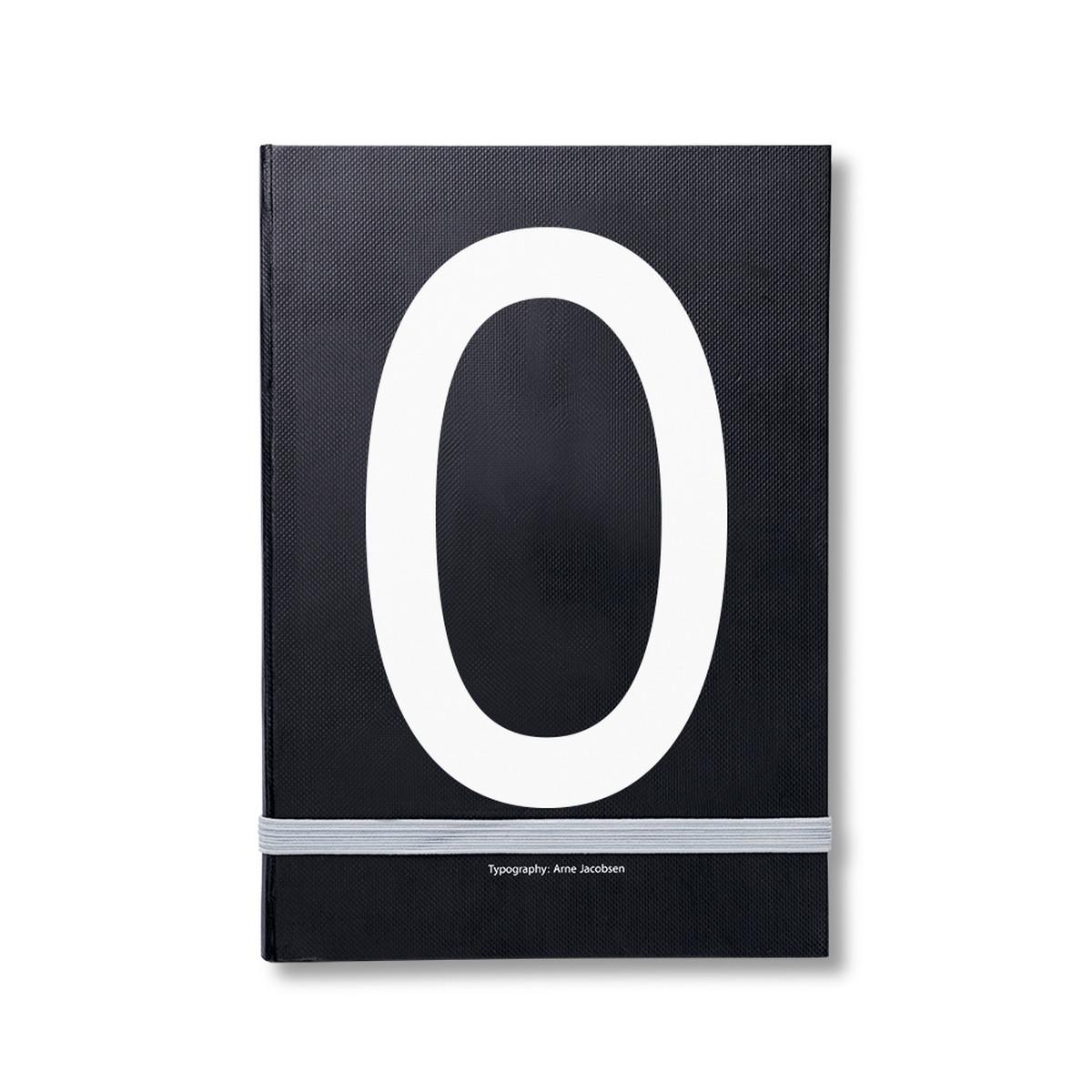 Design Letters Блокнот O 21,5x1,5x14,8 см черный AJ Personal Notizbuch A-Z | https://grandposuda.com.ua