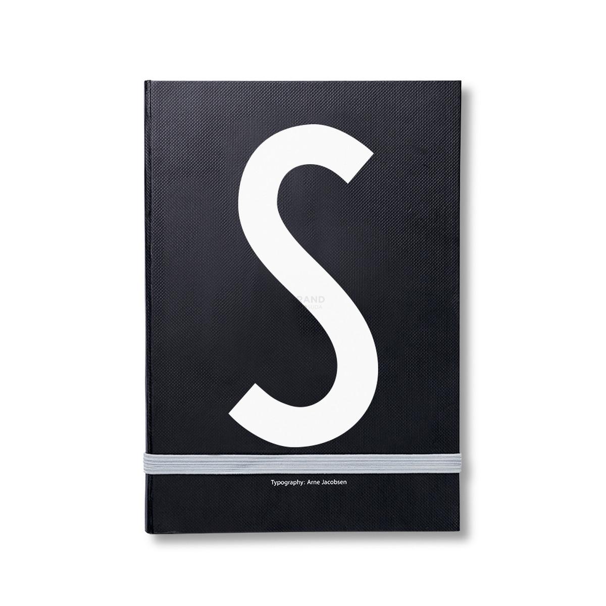 Design Letters Блокнот S 21,5x1,5x14,8 см черный AJ Personal Notizbuch A-Z | https://grandposuda.com.ua
