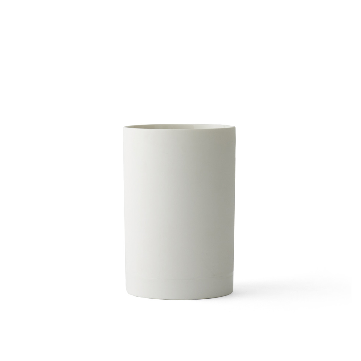 Ваза 20x12 см белая Cylindrical Menu | https://grandposuda.com.ua