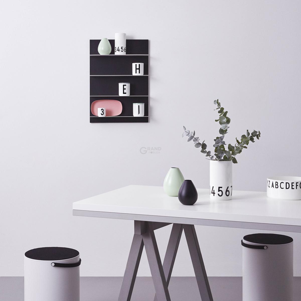 Design Letters Ваза 12 см зеленая Royal Vase | https://grandposuda.com.ua