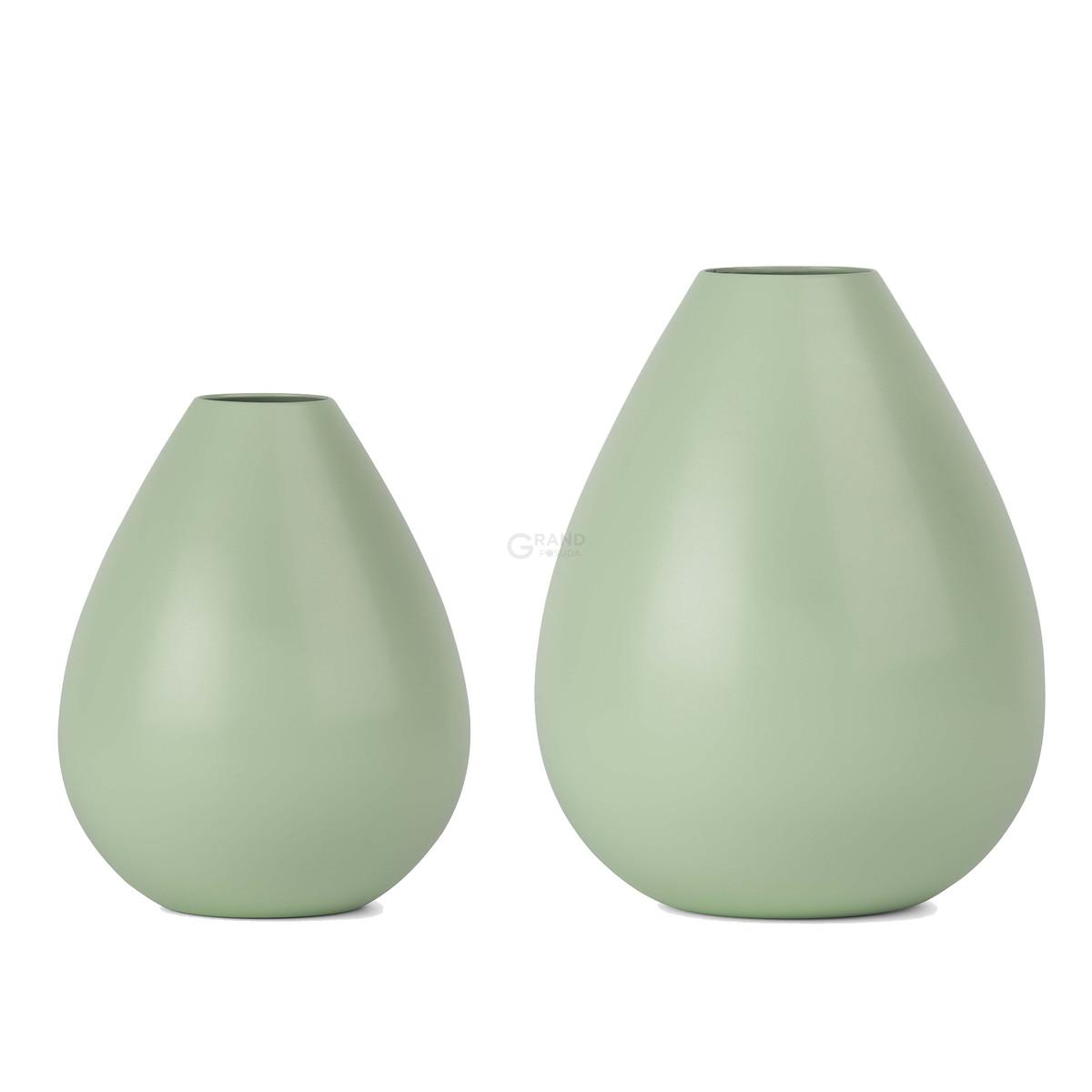 Design Letters Ваза 12 см зеленая Royal Vase | https://grandposuda.com.ua