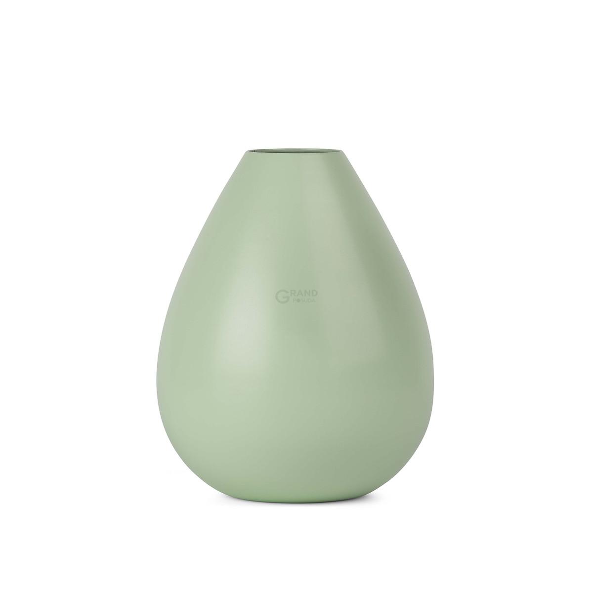 Design Letters Ваза 15 см зеленая Royal Vase | https://grandposuda.com.ua