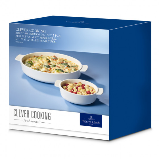 Villeroy & Boch Набір форм для запікання круглих 2 предмета Clever Cooking | https://grandposuda.com.ua