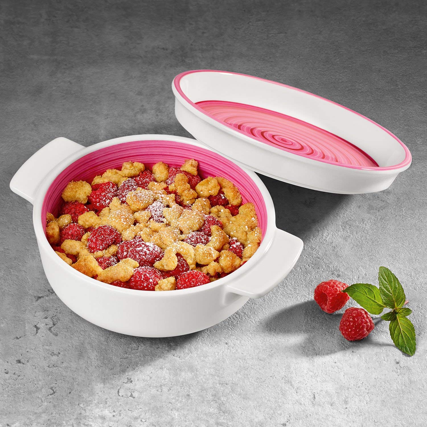 Villeroy & Boch Форма для запекания 28 см круглая Pink Clever Cooking | https://grandposuda.com.ua
