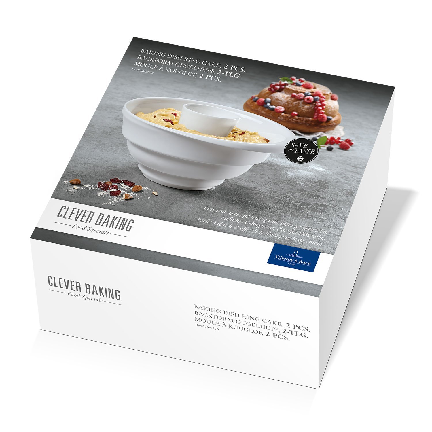 Villeroy & Boch Форма для выпечки кекса 25 см Clever Baking | https://grandposuda.com.ua