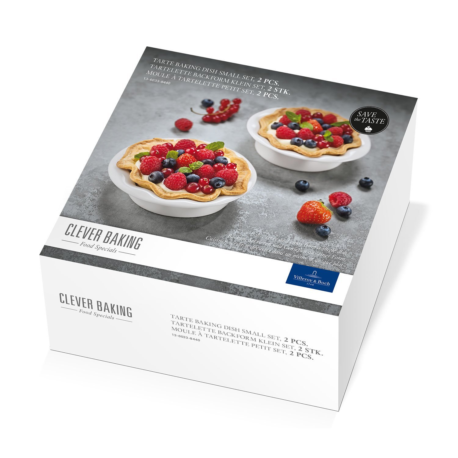 Villeroy & Boch Набор форм для выпечки тарталеток 13 см 2 предмета Clever Baking | https://grandposuda.com.ua